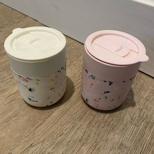 Porter Mugs (set of 2) - Terrazzo in Cream & Blush